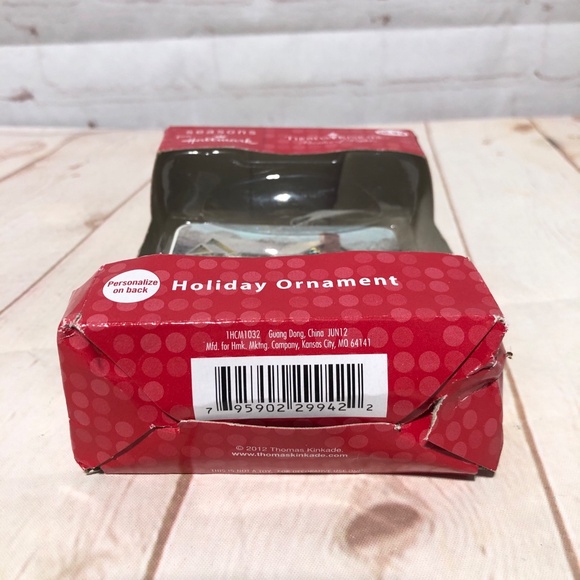 Hallmark Ornament Thomas Kinkade Holiday Painter of Light Snowman Christmas Tree - Picture 5 of 13